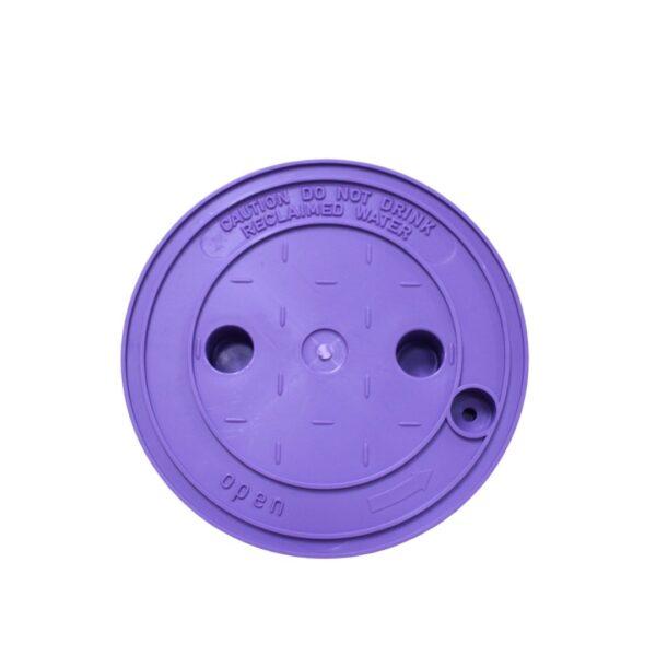 Valve Box Lid Round Residential Lilac